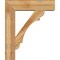 Ekena Millwork Olympic Block Rough Sawn Bracket w/ Offset Brace, Western Red Cedar, 8"W x 30"D x 36"H BKT0806X30X36OLY05RWR - alternate 2